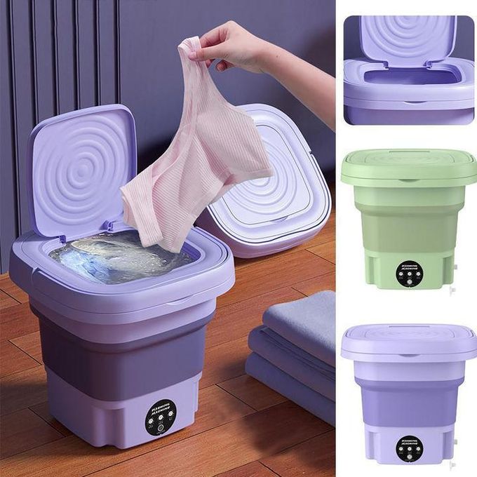 Foldable Mini Washing Machine – Portable Bucket Washer