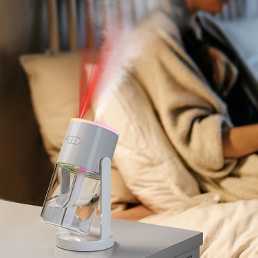 Mini LED Humidifier & Mist Diffuser