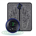 EMS Foot Massager with Digital Controller and massage mat