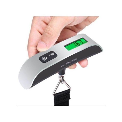 Digital Luggage Scale with LCD display showing weight reading