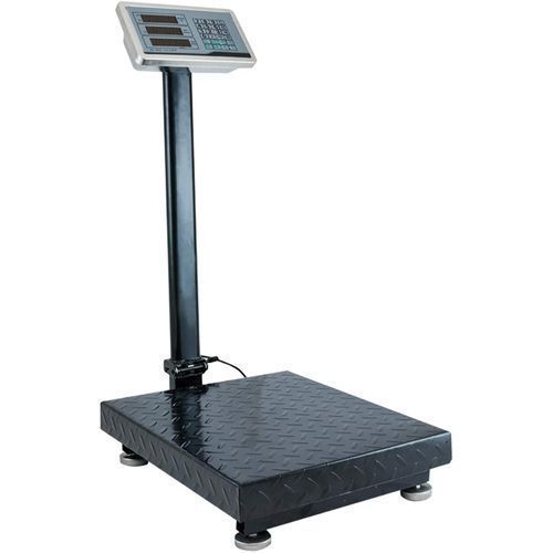 Heavy duty digital platform scale 350kg with pole-mounted LCD display