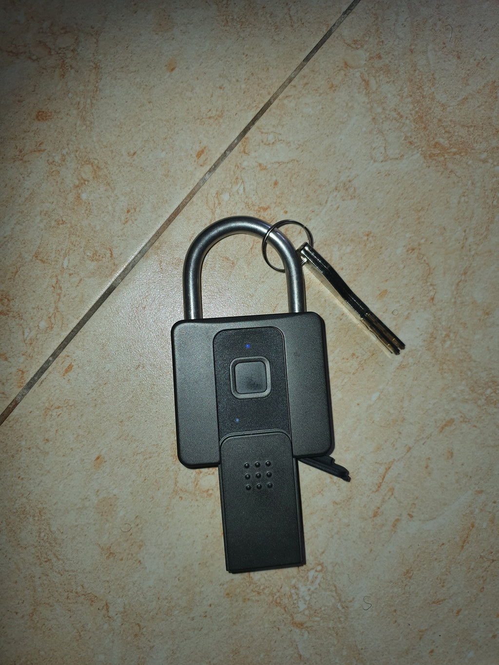 Smart Fingerprint Padlock with Keys
