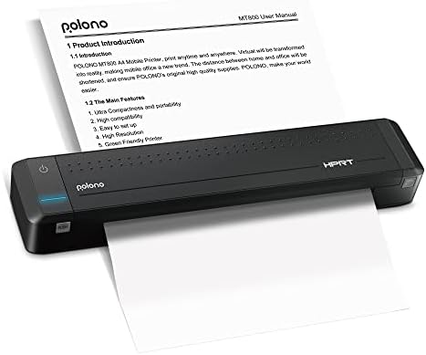 A4 Portable Wireless Printer