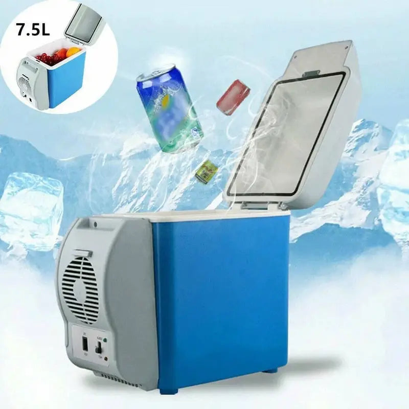 7.5L Portable Car Mini Fridge – Cooling & Warming