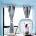 Adjustable Tension Curtain Rod – No Drilling Required