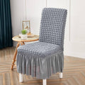 Single Chair Cover – Textured Bubble Fabric