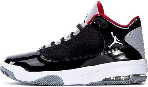 Air Jordan Max Aura 2 black patent leather sneakers