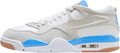Jordan Flight Club 91 White University Blue gum sole sneakers
