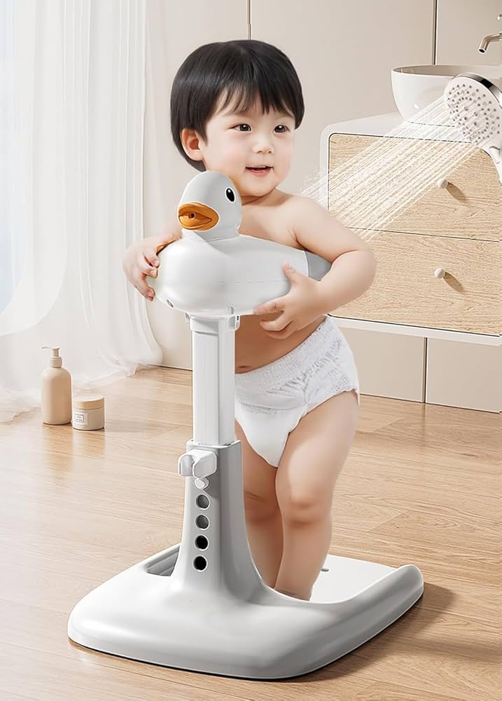 Baby Duck Shower Stand with Handheld Showerhead