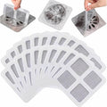 Disposable Drain Hair Catcher Stickers – 5-Pack Shower Floor Drain Filter