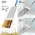 Self-Cleaning Flat Mop with Wringing Mechanism