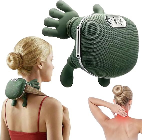 Electric Neck & Shoulder Massager – Portable Hand-Grip Design