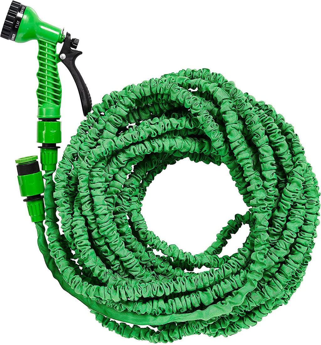 Expandable Garden Hose Pipe with 7-Pattern Spray Nozzle