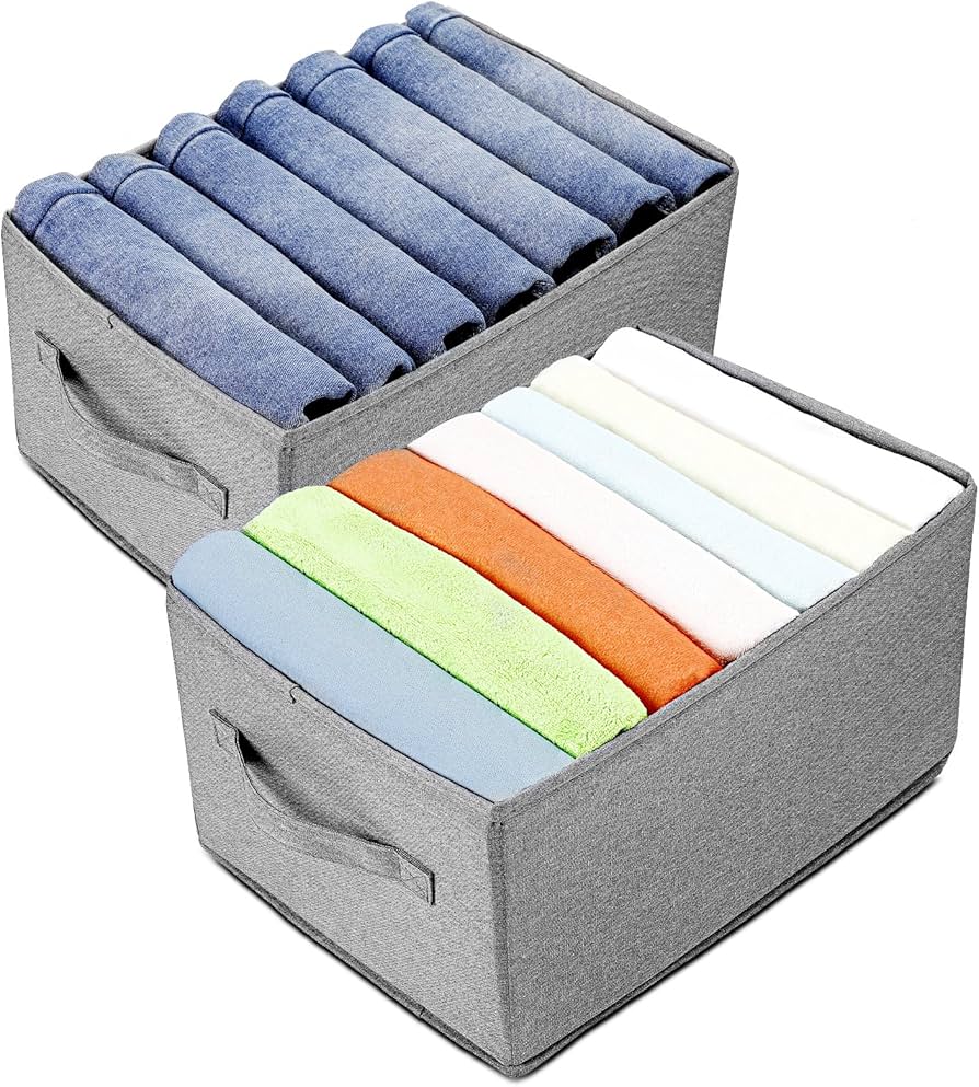 Wardrobe Storage Boxes 2pcs