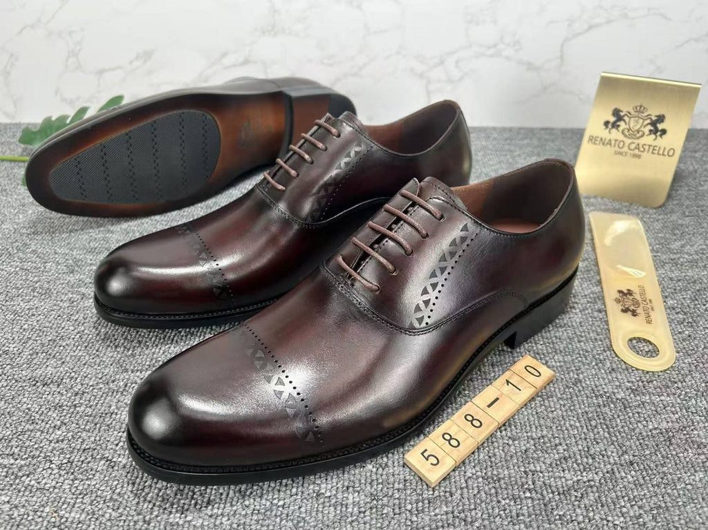 Renato Castello Men's Oxford Shoes - Model 588-10
