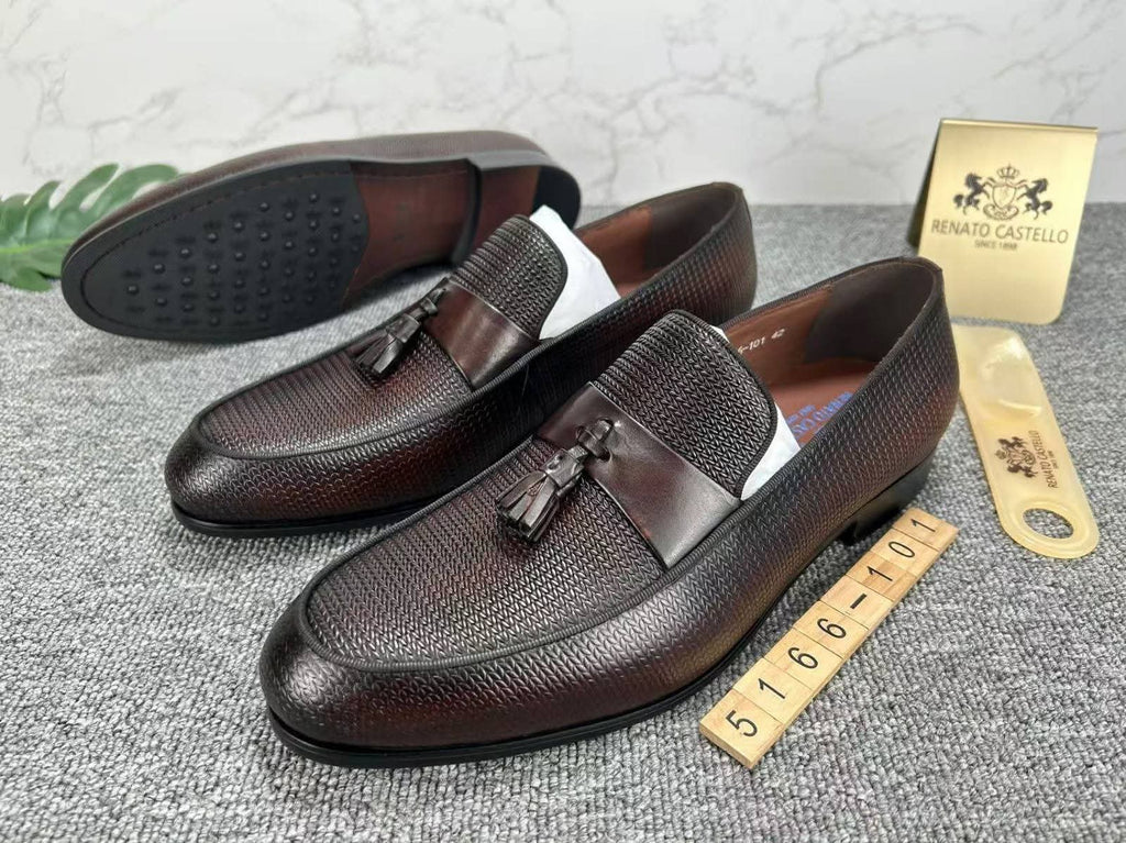 Renato Castello Men's Tassel Loafers - Model 5166-101