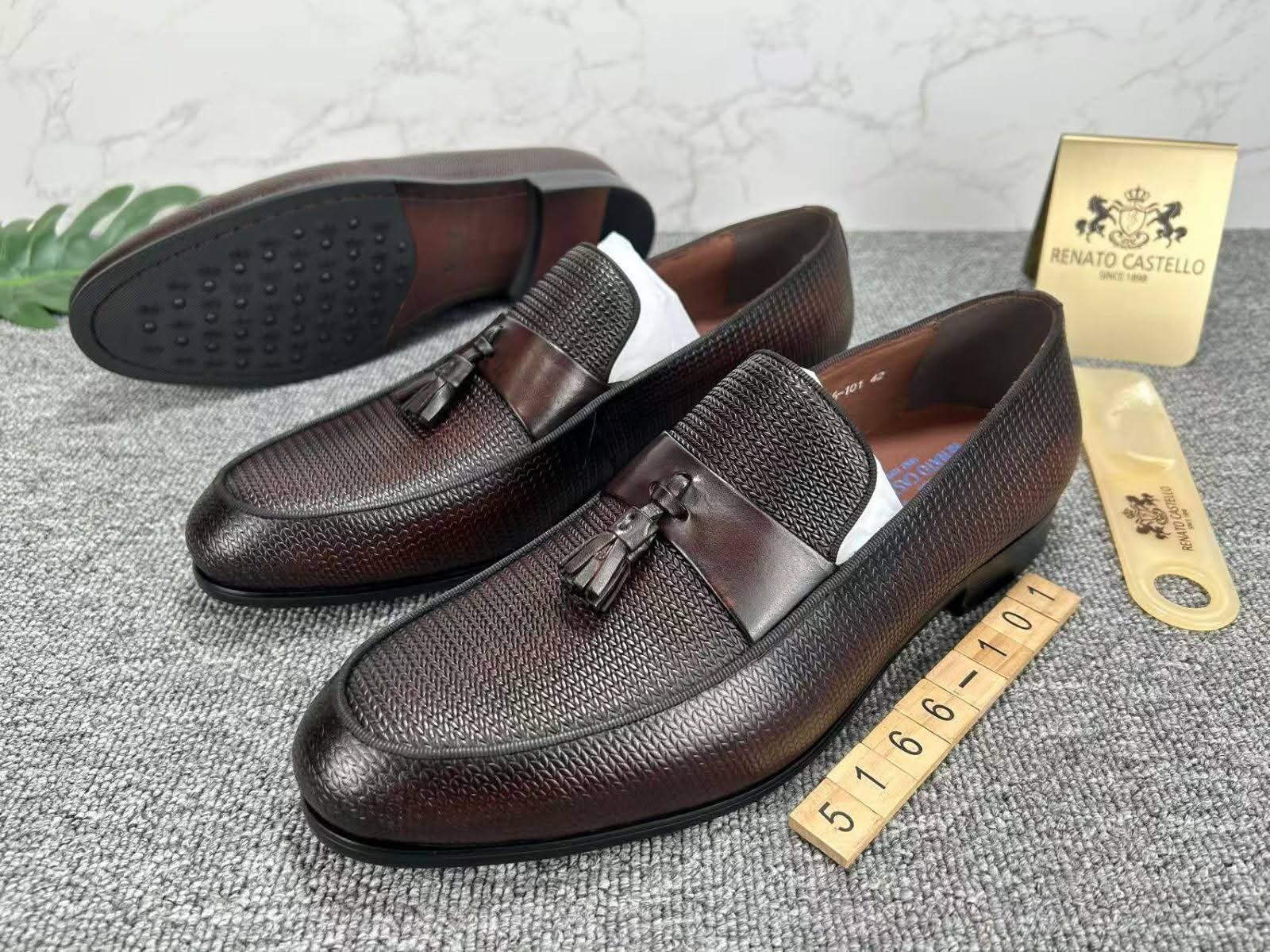 Renato Castello Men's Tassel Loafers - Model 5166-101