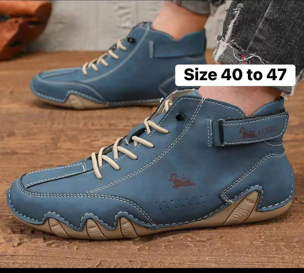 LDECK Men's Leather Sneakers