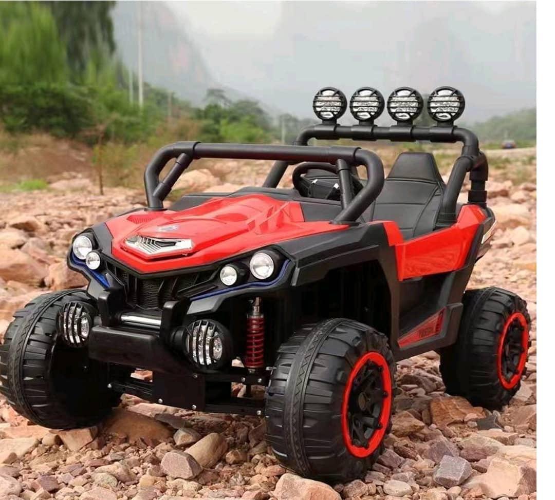 Kids Electric Ride-On UTV Buggy – 4-Wheel Off-Road Jeep (Red)