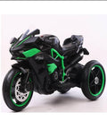 Kids Electric Ninja Sport Motorcycle Ride-On Bike – Black & Green