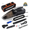 Huanzhan 4-in-1 Car Vacuum Cleaner & Tire Inflator