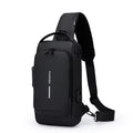 Fashion Sling Chest Bag – USB Charging Port & Anti-Theft Lock