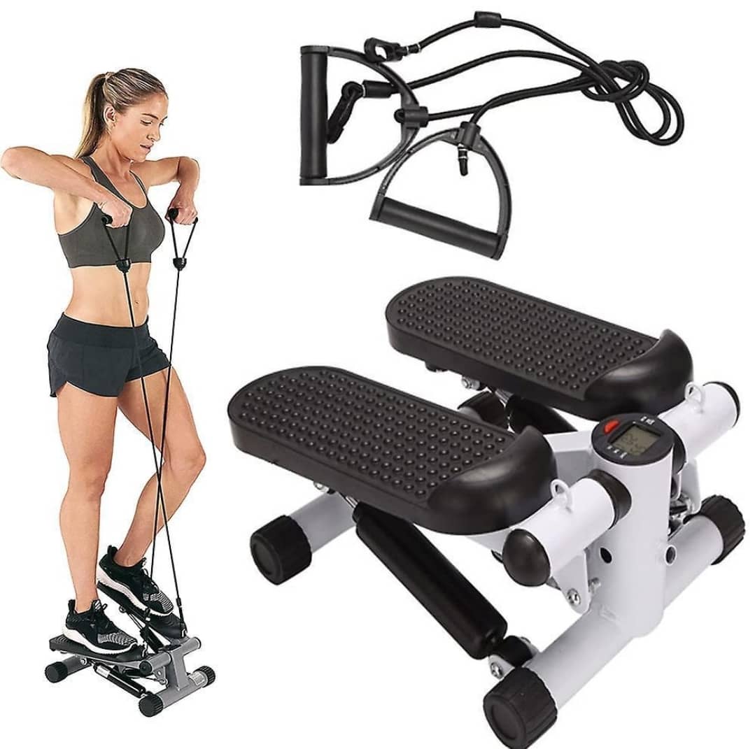 Original Mini Exercise Stepper with Resistance Bands
