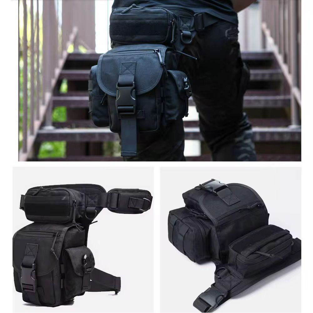 Tactical Drop Leg & Waist Bag – MOLLE Multi-Pocket