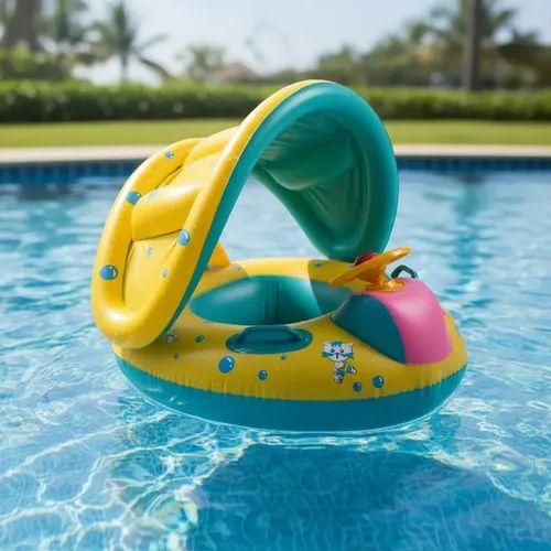 Baby Pool Float with Sun Canopy