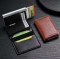 RFID Blocking Pop-Up Card Holder Wallet