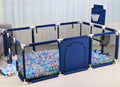 Large Baby Ball Pit Play Yard with Basketball Hoop & Ball Pit Balls