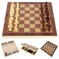 Big Chess 3-in-1 Wooden Game Set