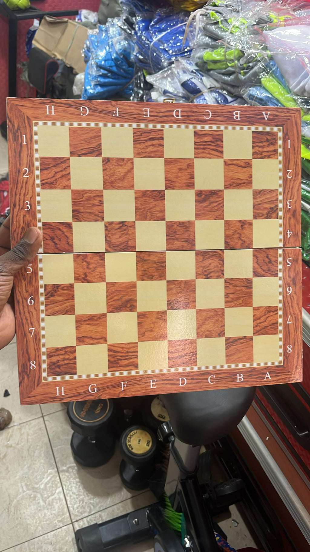 Big Chess 3-in-1 Wooden Game Set