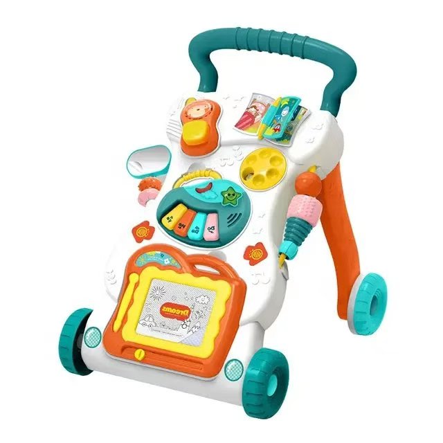 Baby Walker with Activity Board & Drawing Board