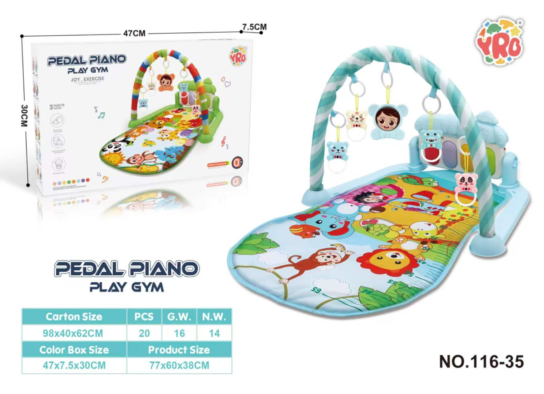 YRO Pedal Piano Baby Play Gym Mat