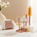 Silicone Baby Bottle Brush & Drying Stand Rack Set