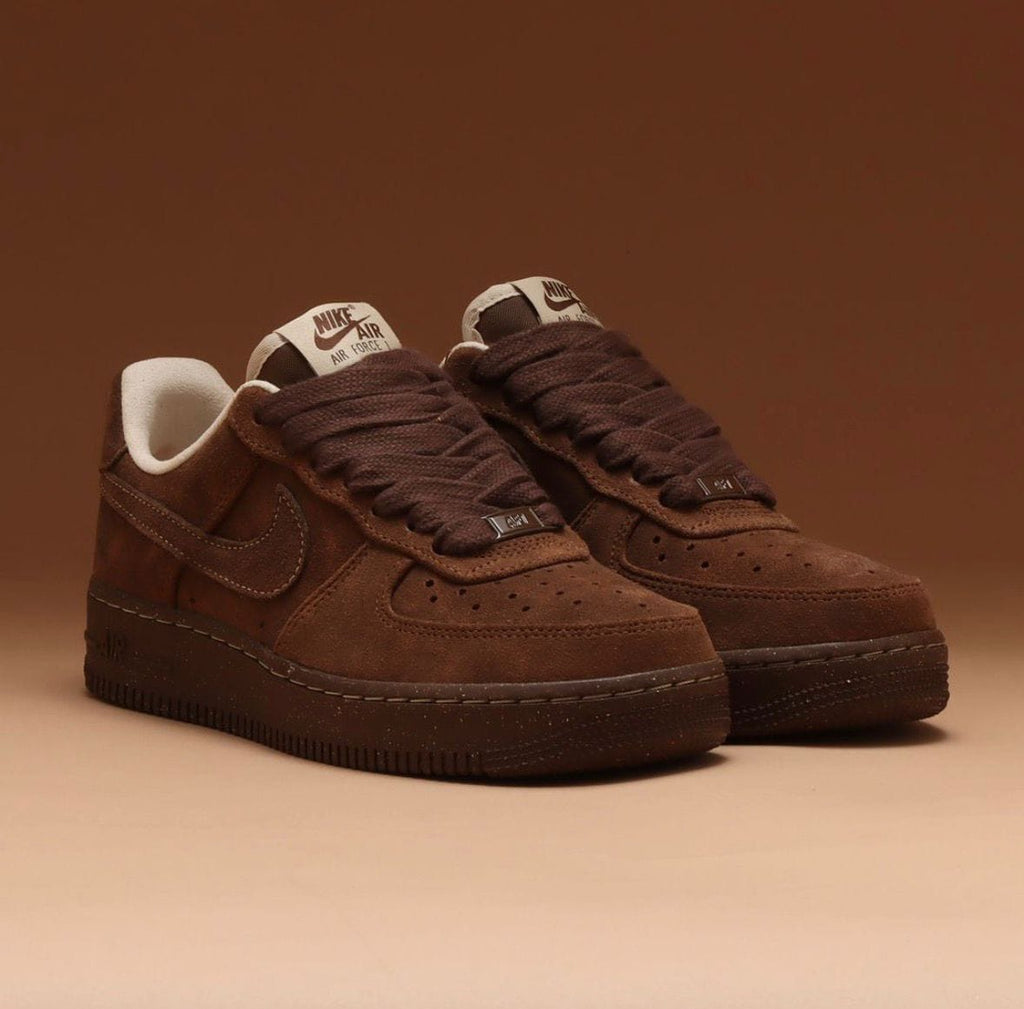Nike Air Force 1 Low – Chocolate Brown Suede