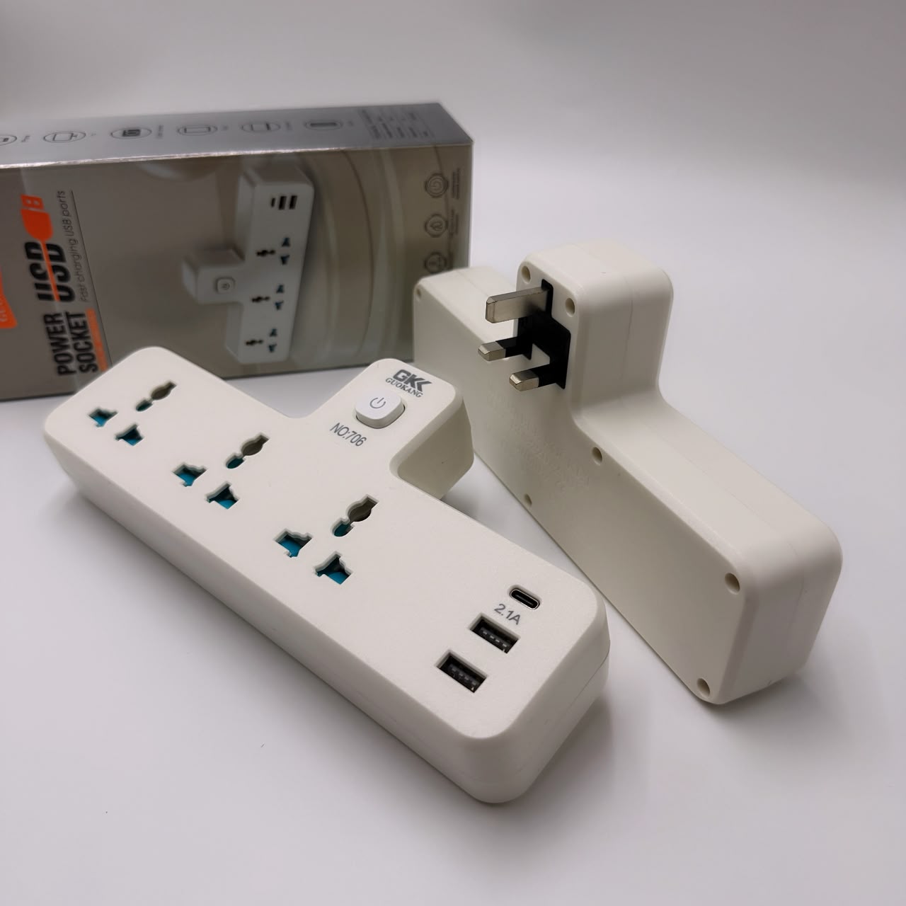 Power Socket with USB Ports