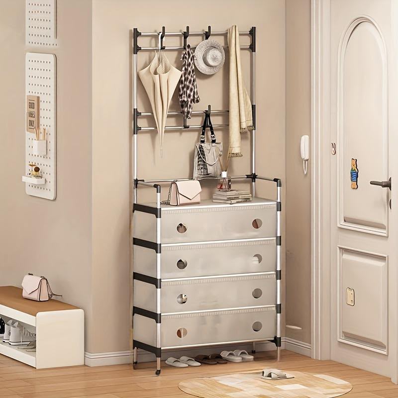 5 Layers Hat Dustproof Shoe Rack