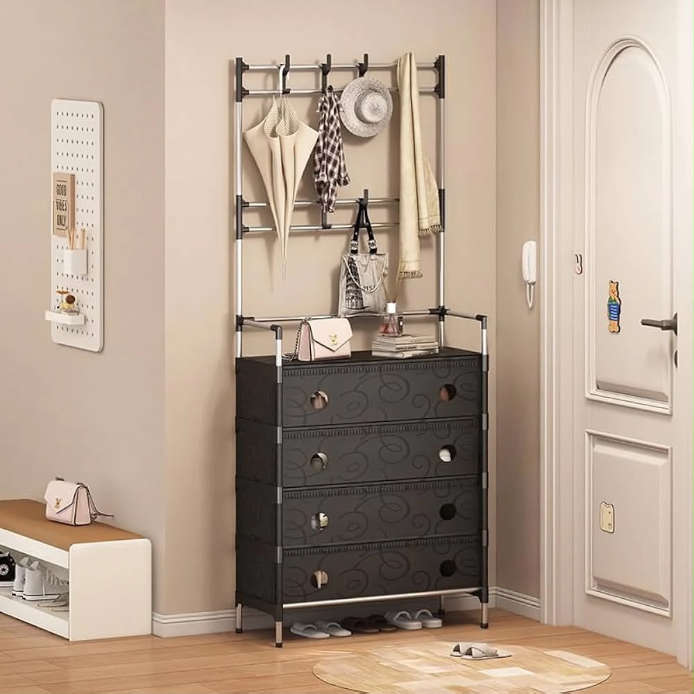 5 Layers Hat Dustproof Shoe Rack