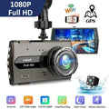1080P Full HD Dash Cam with WiFi, GPS, Night Vision & Rear Camera