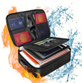 Fireproof & Waterproof Document Storage Bag with Lock