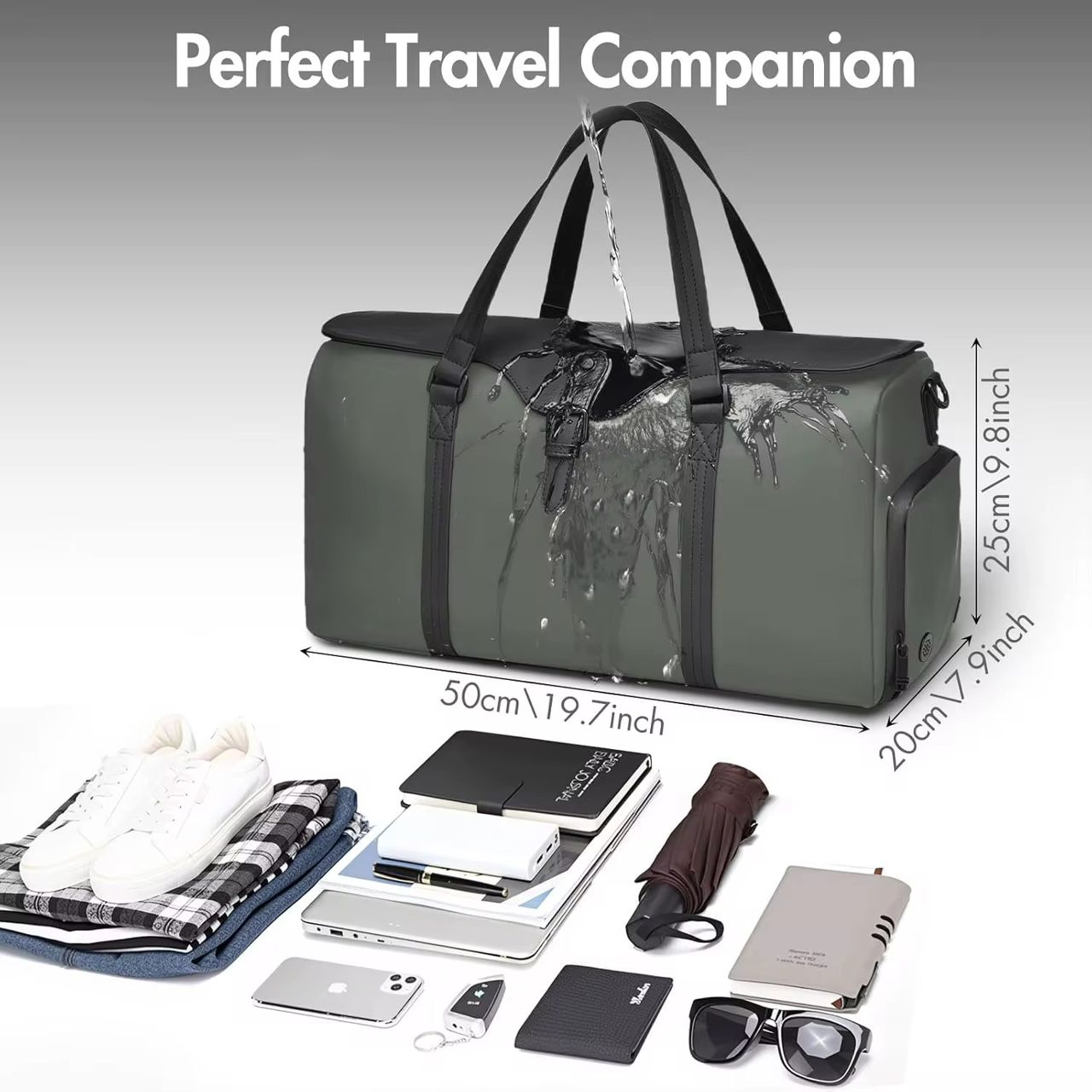 4-in-1 Waterproof Travel Duffel Bag