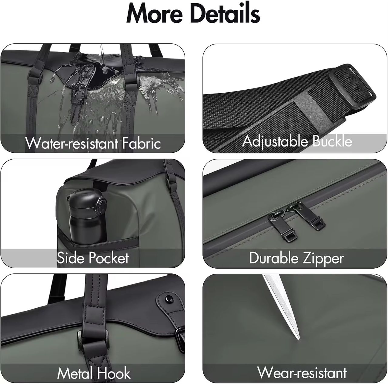 4-in-1 Waterproof Travel Duffel Bag