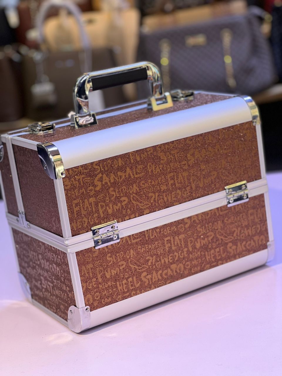 Professional Glitter Makeup Vanity Case