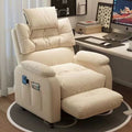 Luxury Reclining Gaming & Office Chair – Swivel Rocker with Rollers & Side Pockets