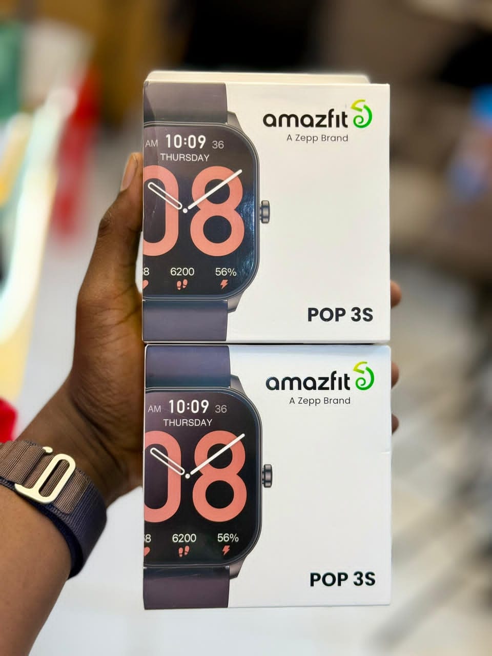 Amazfit Pop 3S Smart Watch – 1.96" AMOLED, BT Calling, SpO2 & 12-Day Battery
