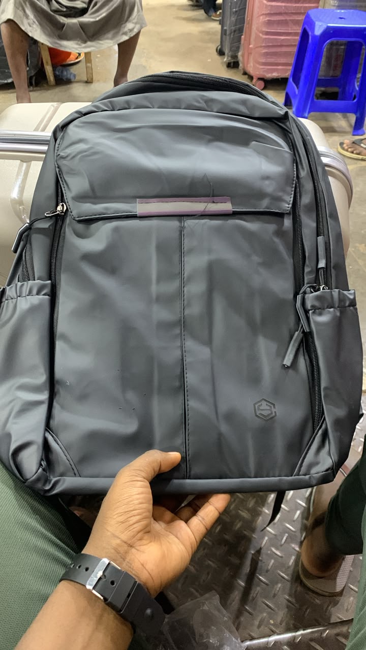 Premium Dark Grey Laptop Backpack