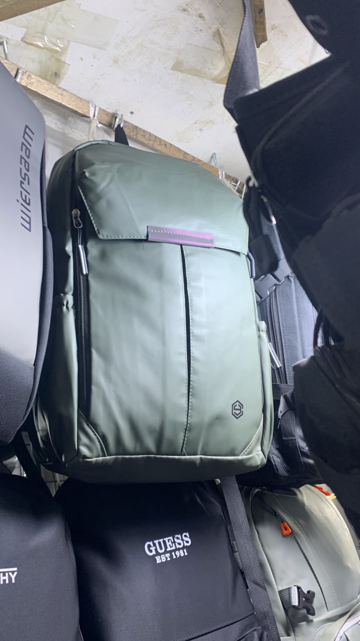 Green Backpack Bag