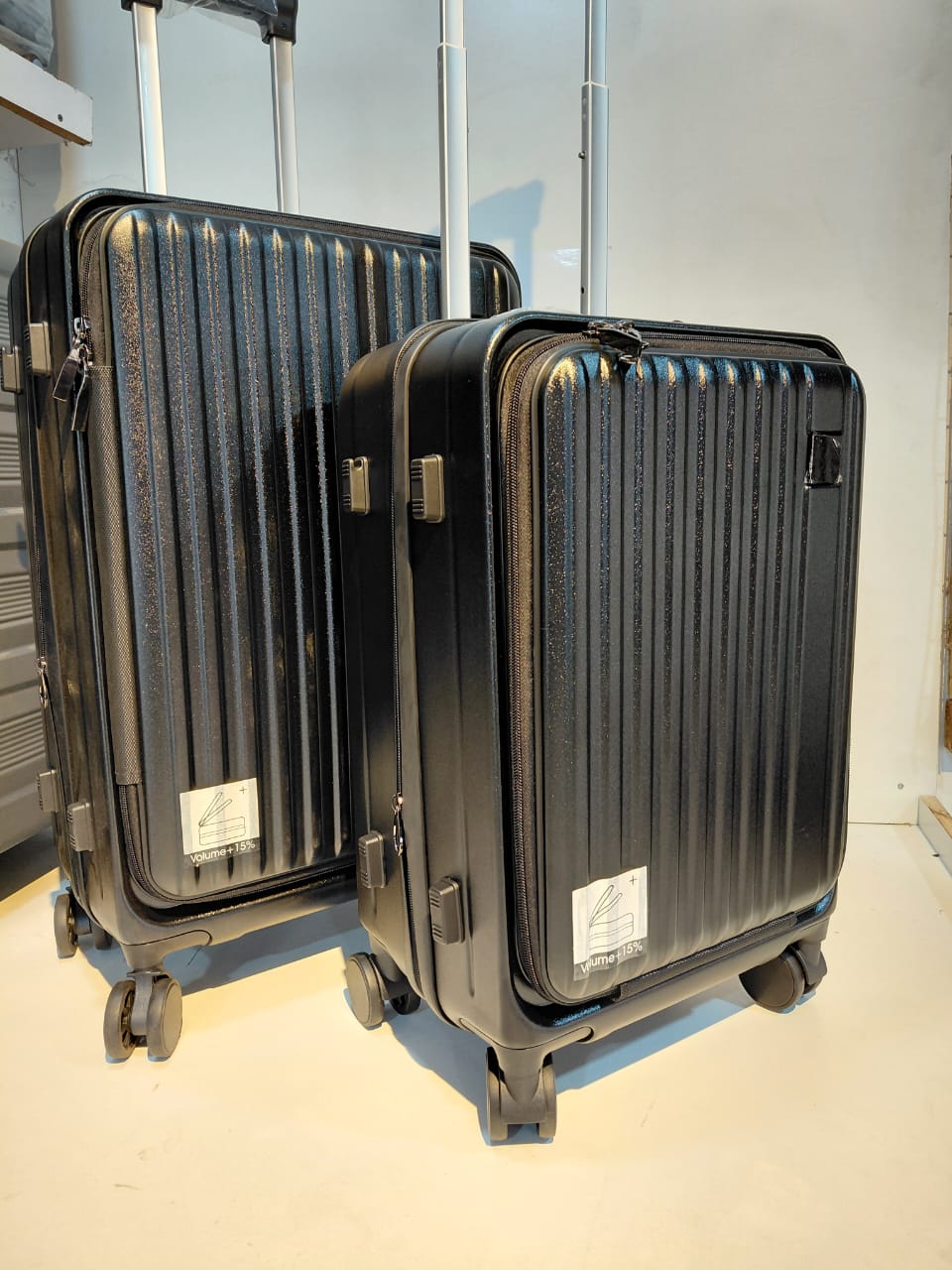 2pcs Hardshell Luggage Set – Black